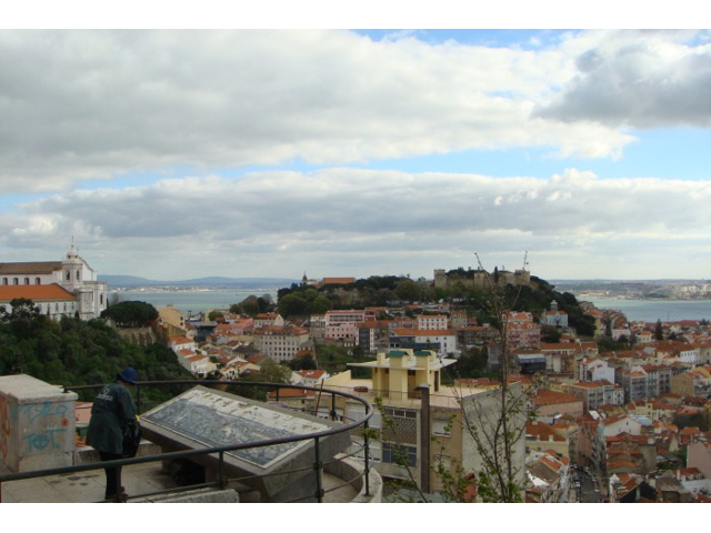 Travessia pedestre do concelho de Lisboa